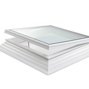 Vitria Glasdakraam 80x80 cm; open manueel met schuine opstand 16/20