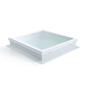 Vitria Glasdakraam 100x100 cm; vast met rechte opstand 20/00